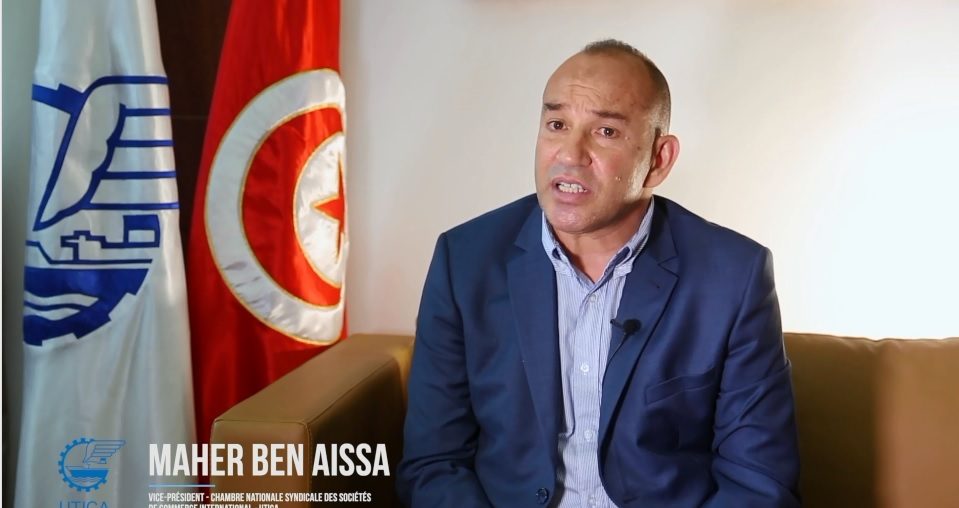 M. Maher Ben Aissa, Vice-Président – Chambre Nationale Syndicale des Sociétés de Commerce International UTICA nous parle d'Insadder